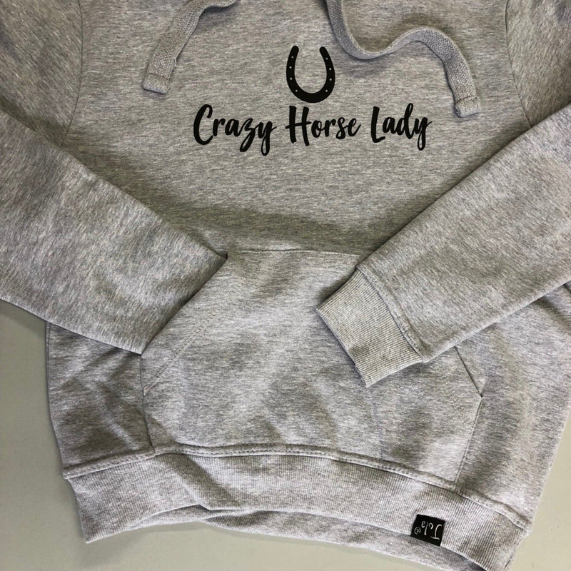 "Crazy Horse Lady" Comfy Hoodie - Gallop Guru