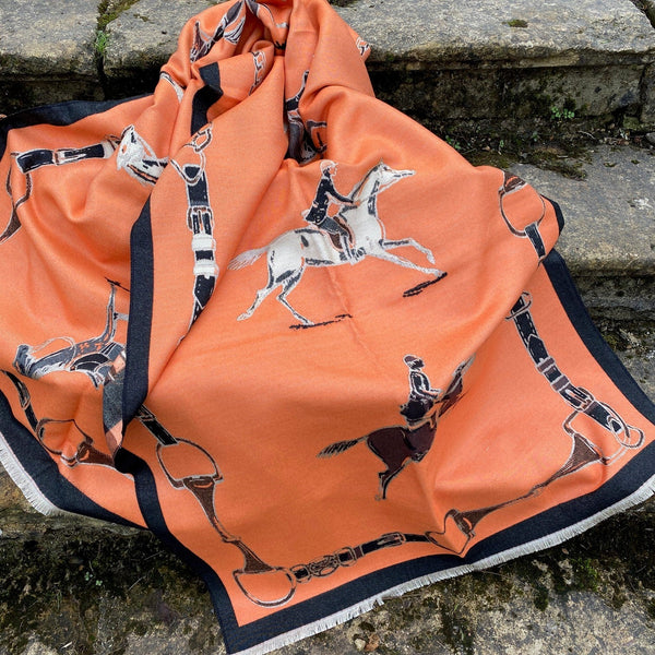 Equestrian Design Winter Scarf Gallop Guru