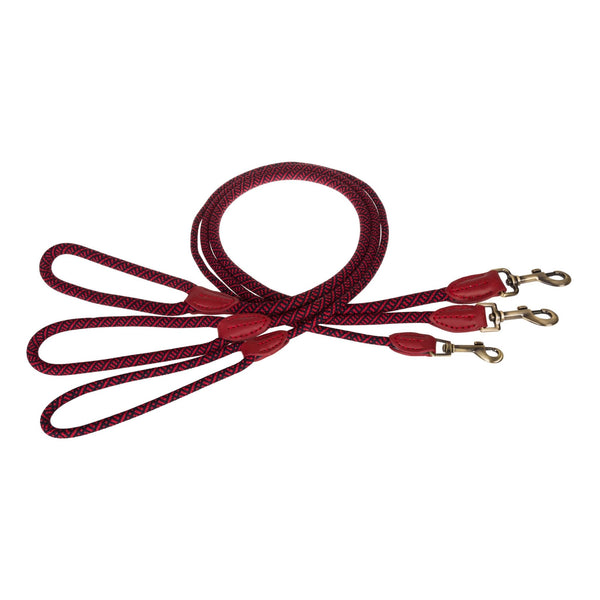 Red Rope Style Dog Lead by Sophie Allport - Gallop Guru