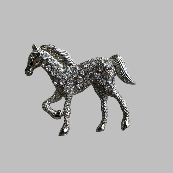 Sparkling Horse Brooch - Gallop Guru