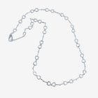 Sterling Silver Dainty Snaffle Necklace