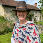 Cashmere Horse Printed Large Scarf - Gallop Guru