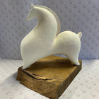 Contemporary White Horse Statue - Gallop Guru