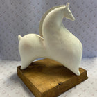 Contemporary White Horse Statue - Gallop Guru