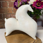 Contemporary White Horse Statue - Gallop Guru