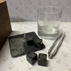 Highland Cow Etched Glass and Drinks Set - Gallop Guru