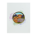 Highland Cow Pop up Card - Gallop Guru