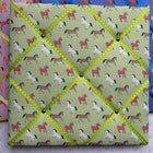 Horses Print Pin or Notice Board - Gallop Guru