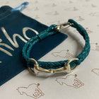 Leather and Sterling Silver Snaffle Bracelet by Hiho Silver - Gallop Guru