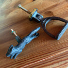 Metal Stirrup Drawer Handle - Gallop Guru