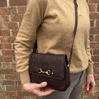 Smart Leather Shoulder Bag - Gallop Guru