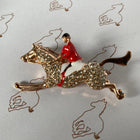 Sparkling Horse Brooch - Gallop Guru