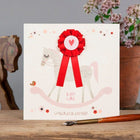 Baby Girl Horse Design Greeting Card - Gallop Guru