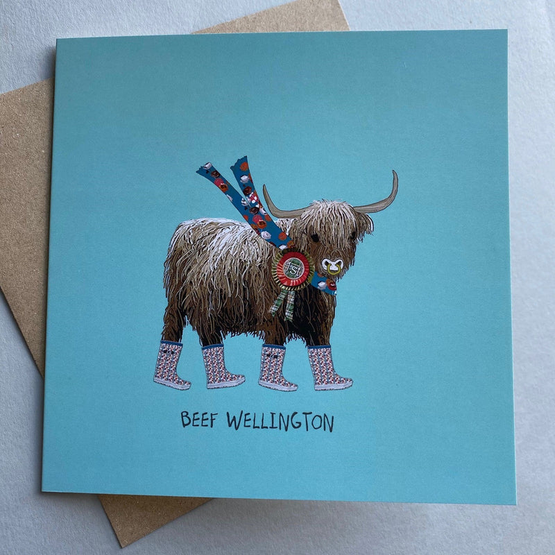 "Beef Wellington" Greeting Card - Gallop Guru