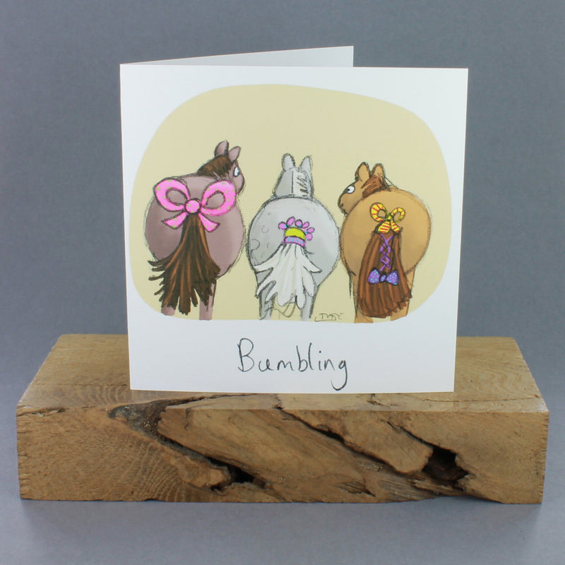 Bumbling Greetings Card - Gallop Guru