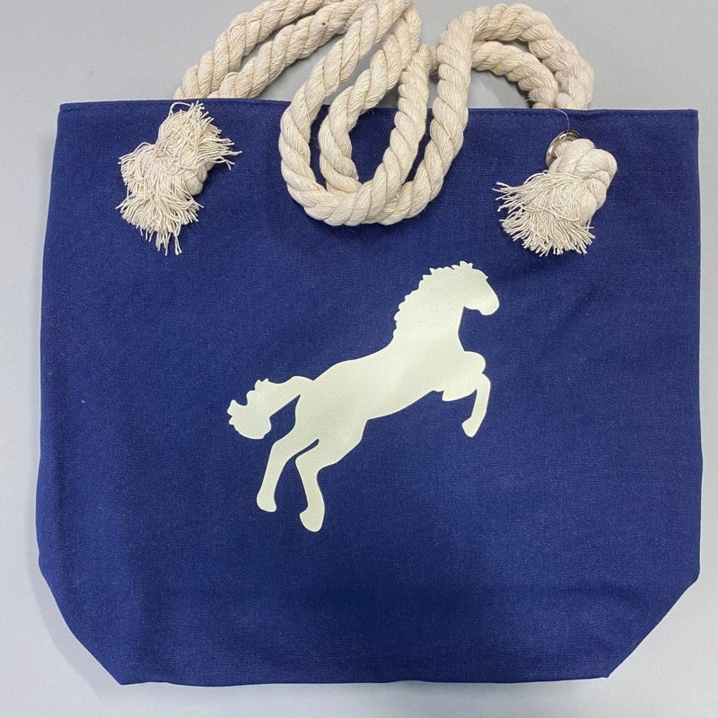 Horse Design Canvas Tote Bag