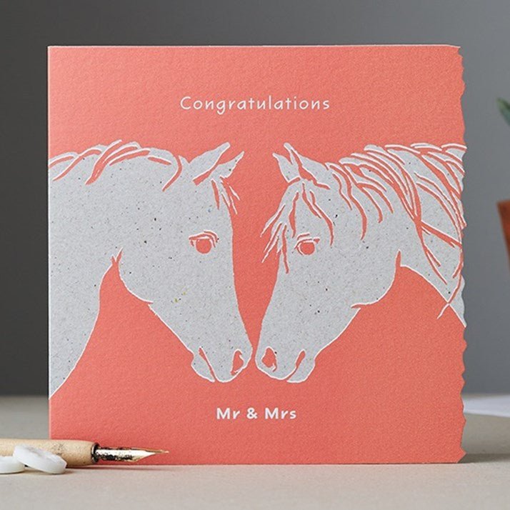Congratulations Mr & Mrs Card - Gallop Guru