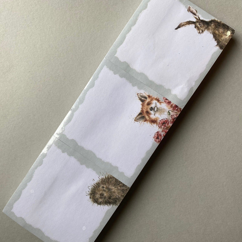 Country Animals Sticky Notepad Trio by Hannah Dale - Gallop Guru