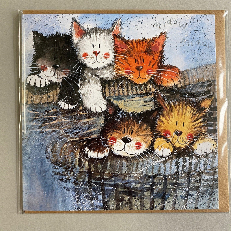 Cute Kittens Greeting Card - Gallop Guru
