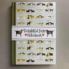 Delightful Dogs  Hardback Notebook by Alex Clark - Gallop Guru