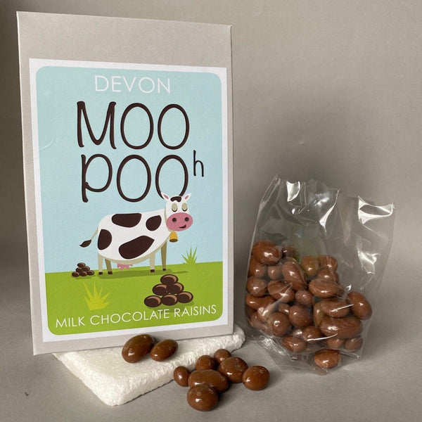 Devon Moo Poo Milk Chocolate Raisins - Gallop Guru
