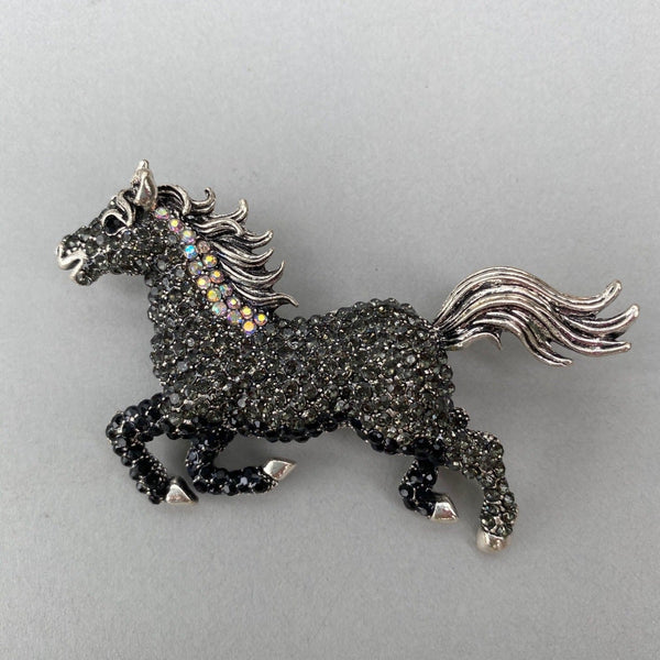 Diamante Horse Brooch - Gallop Guru