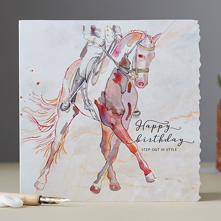 Dressage Birthday Card - Gallop Guru