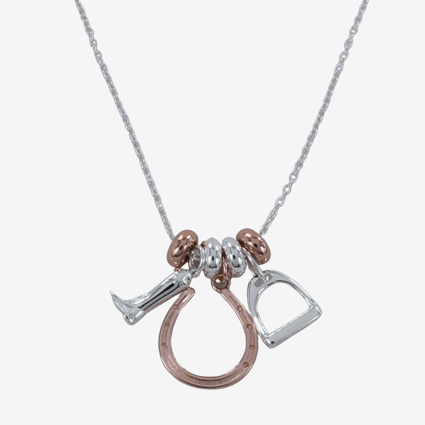 Exclusive Horse Shoe Charm Necklace - Gallop Guru