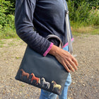 Best Friends Horses Leather Handbag - Gallop Guru
