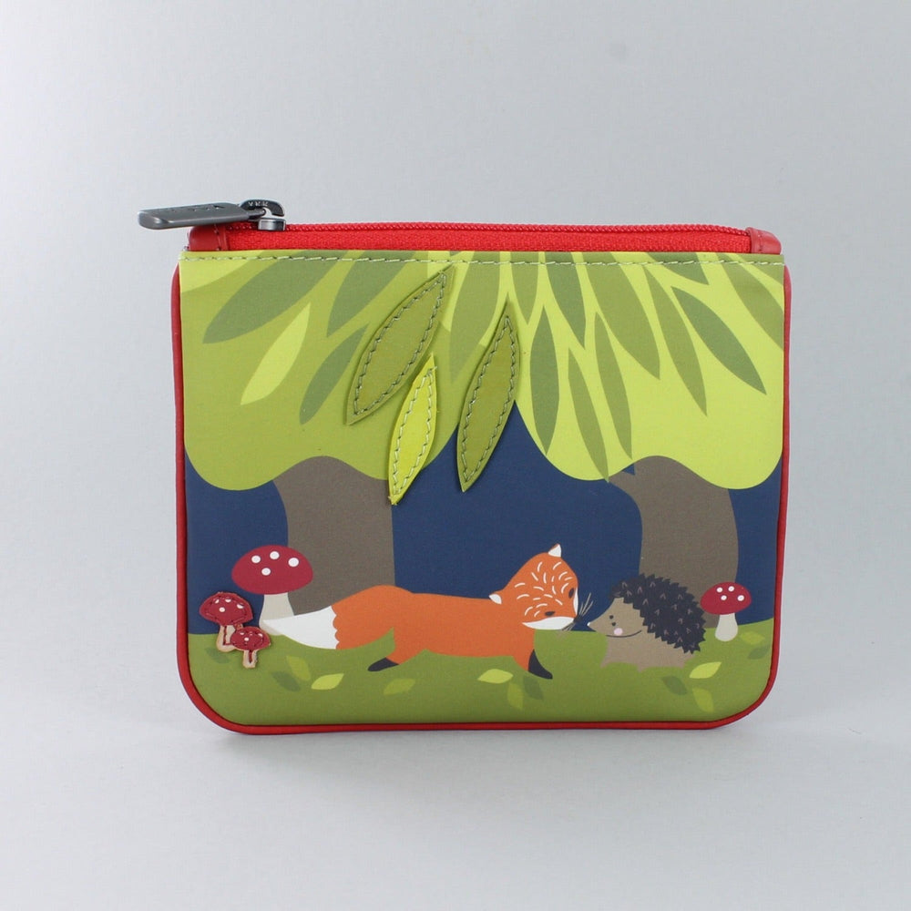 Fox and Hedgehog Leather Purse – Gallop Guru