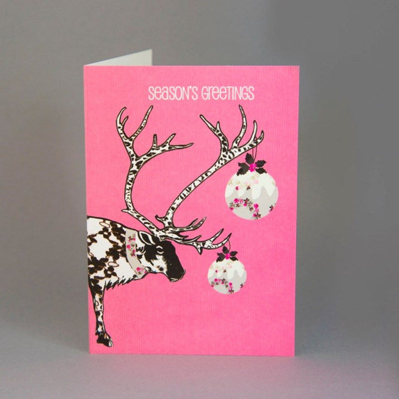Funky Reindeer Christmas Card Pack - Gallop Guru