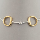 Gold Detail Solo Snaffle Necklace - Gallop Guru