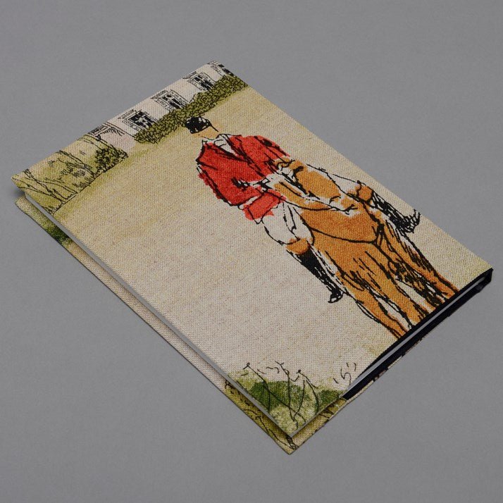 Hand-Made Hunting Print Notebook - Gallop Guru