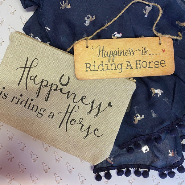 'Happiness is...' Horsey Themed Gift Box - Gallop Guru