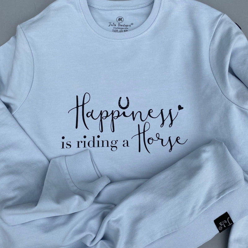 "Happiness is...Riding a Horse" Sweatshirt - Gallop Guru