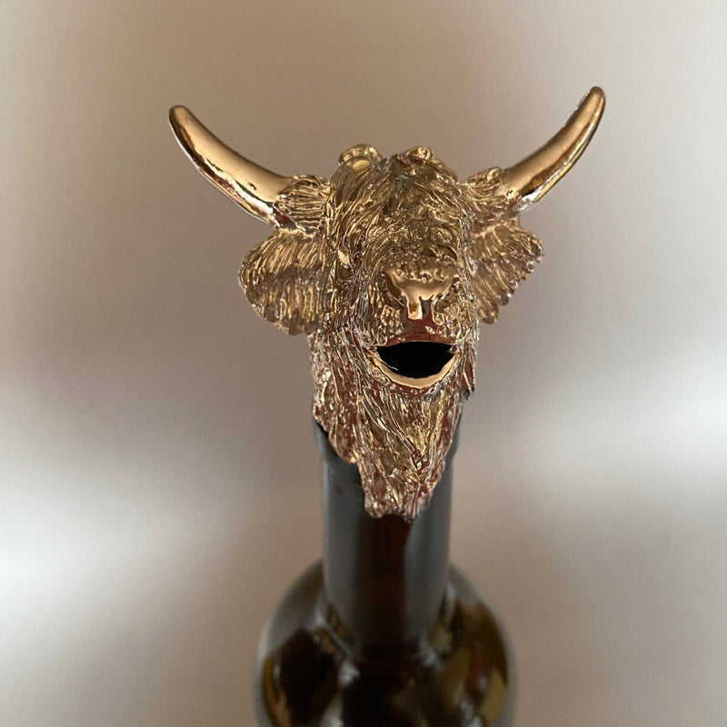 Highland Cow Designed Bottle Pourer - Gallop Guru