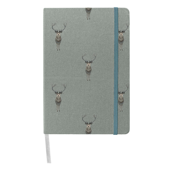 Highland Stag Lined Notebook by Sophie Allport - Gallop Guru
