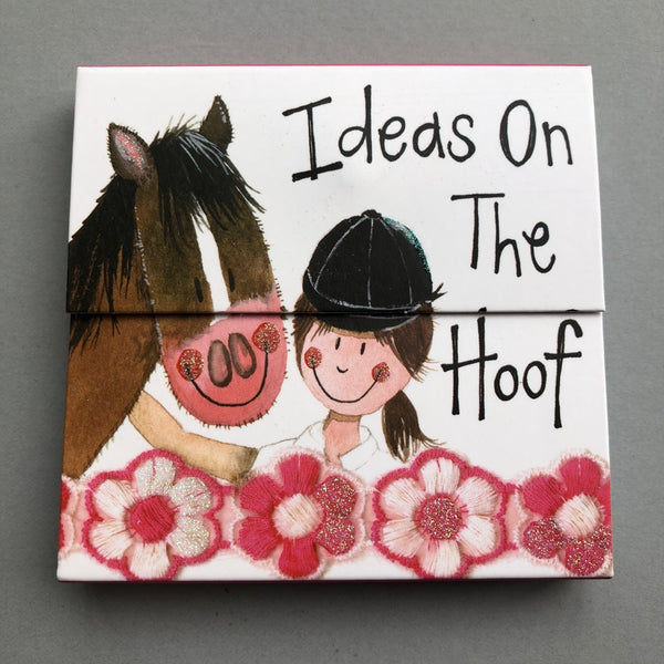 Horse and Rider magnetic Note pad by Alex Clark - Gallop Guru