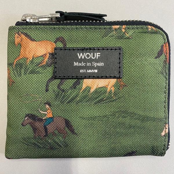 Green Horse Design Wallet by Wouf - Gallop Guru