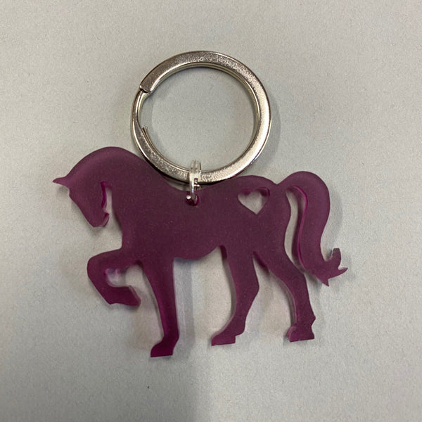 Horse Silhouette Keyring – Gallop Guru
