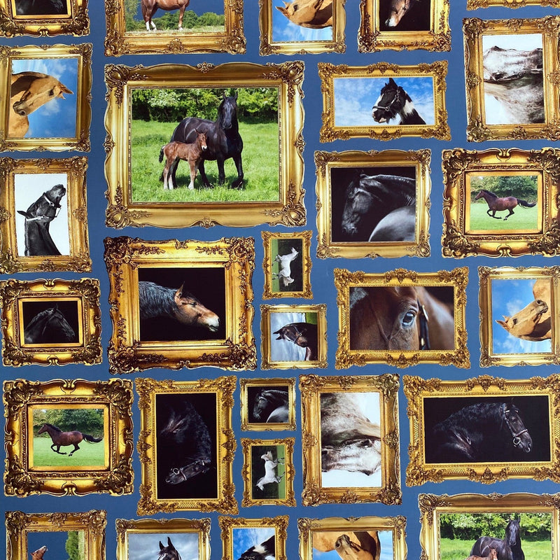 Horses in Frames Designed Wrapping Paper - Gallop Guru