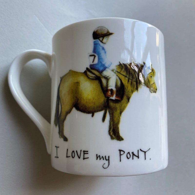 "I LOVE My Pony" Fine Bone China Mug - Gallop Guru