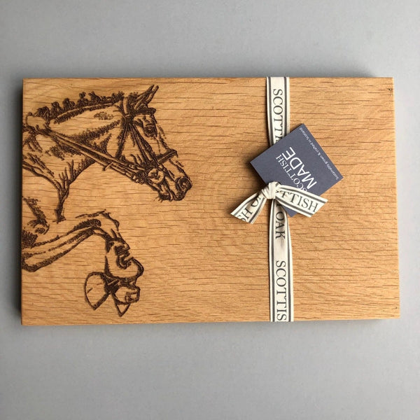 "Jumping Horse" Oak Chopping Board - Gallop Guru