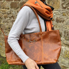Leather Snaffle Detail Tote Bag - Gallop Guru