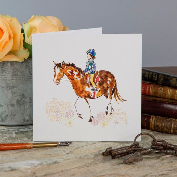 'Looking After Each Other' Horse Card - Gallop Guru