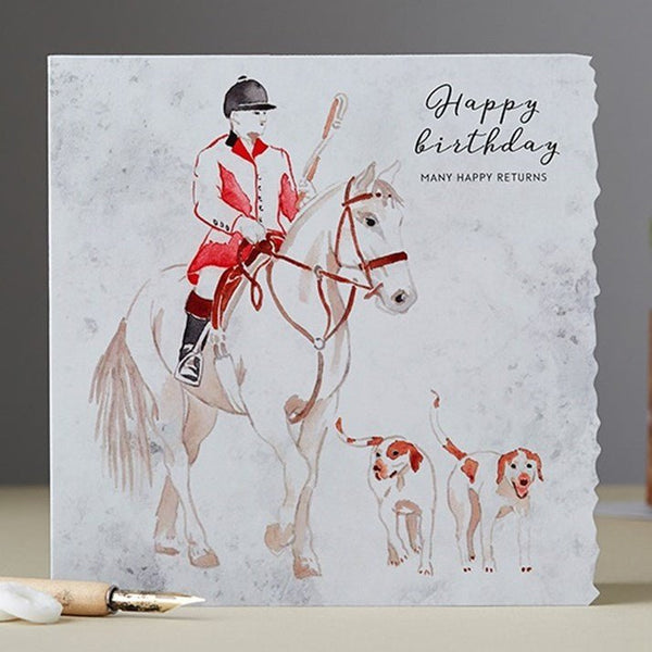 Many Happy Returns Hunting Birthday Card - Gallop Guru