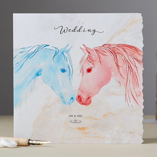 Mr & Mrs Wedding Card - Gallop Guru