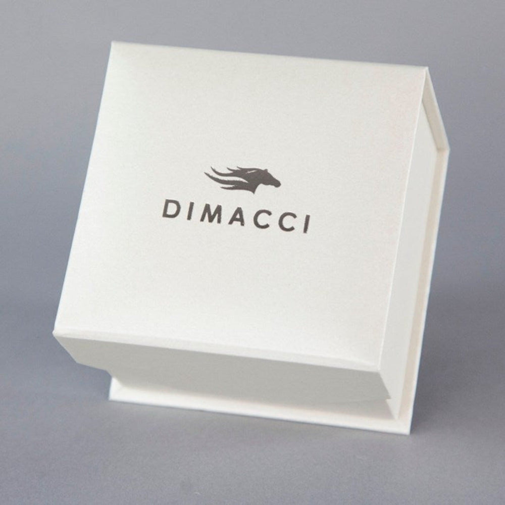 Snaffle Bracelet by Dimacci | Navy Leather & Steel | Gallop Guru