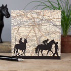 Newbury Horse Racing Vintage Map Card - Gallop Guru