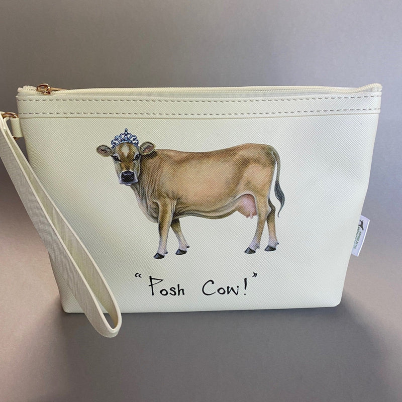 "Posh Cow" Makeup Bag - Gallop Guru